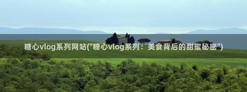 糖心拜年vlog：糖心vlog系列网站(