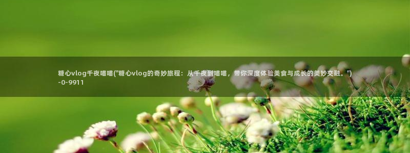 糖心vlog视频免费：糖心vlog千夜喵喵(\